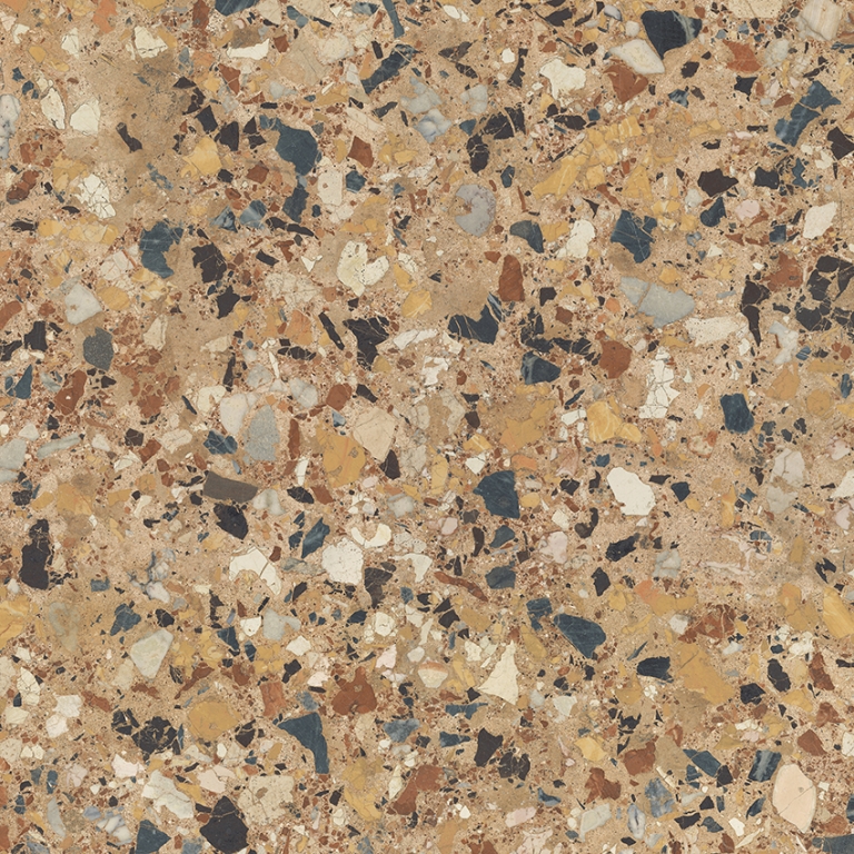 MILZETTI - 24X24 PEBBLE, AMBER, BRUSHED